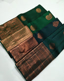 Copper Zari Kanchipuram Silk Sarees