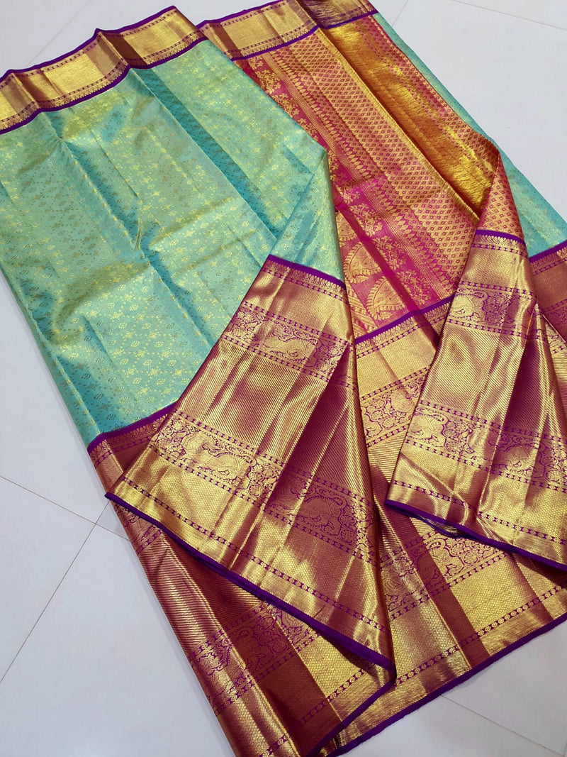 Buy Kanjivaram Sarees | Kanchipuram Saree | Kanjivaram Silk Sarees Online |  Samyakk | by Samyakk-Online | Medium