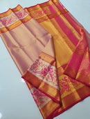 Bridal Kanchipuram Silk Saree with Designer Border