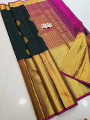 Long Border Kanchipuram Silk Sarees Collection