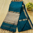 Maheshwari Silk Cotton Ghicha Pallu Sarees