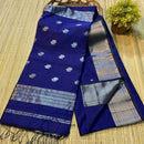 Maheshwari Silk Cotton Floral Butta Pallu Sarees