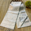 Maheshwari Silk Cotton Silver Zari Pallu Sarees