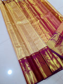 Exclusive Pallaku Design Bridal Kanchipuram Tissue Silk Sarees Collection