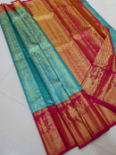 Exclusive Pallaku Design Bridal Kanchipuram Tissue Silk Sarees Collection