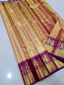 Exclusive Pallaku Design Bridal Kanchipuram Tissue Silk Sarees Collection