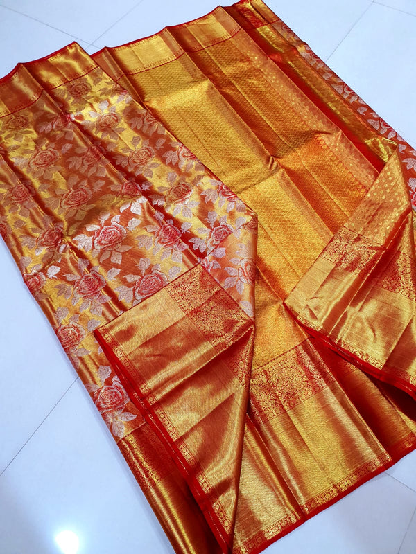 Exclusive Bridal Kanchipuram Tissue Silk Sarees Collection