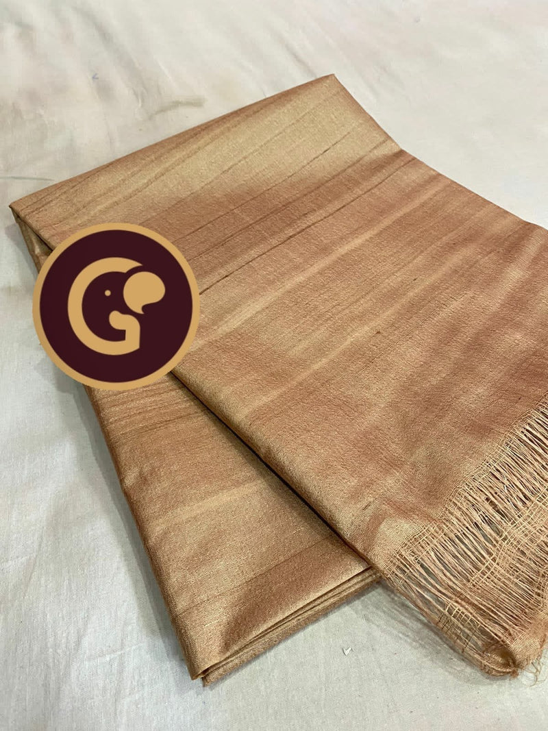 Plain Tussar Silk Sarees Collection