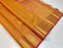 Bridal Kanchipuram Embossed Pattern Silk Saree