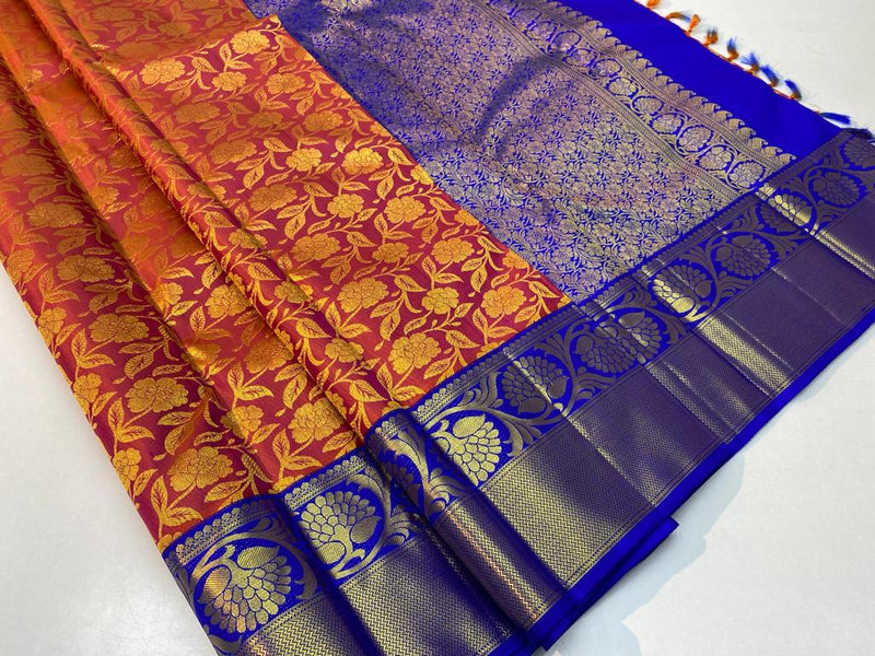 Bridal Korvai Kanchipuram Silk Saree