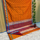 Block Printed Maheshwari Silk Cotton Sarees