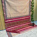 Block Printed Maheshwari Silk Cotton Sarees