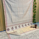 Block Printed Maheshwari Silk Cotton Sarees