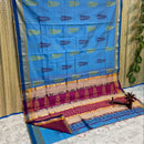 Block Printed Maheshwari Silk Cotton Sarees