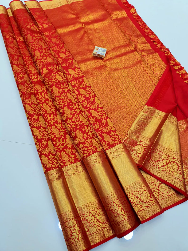 Bridal Red Kanchipuram Silk Sarees Collection