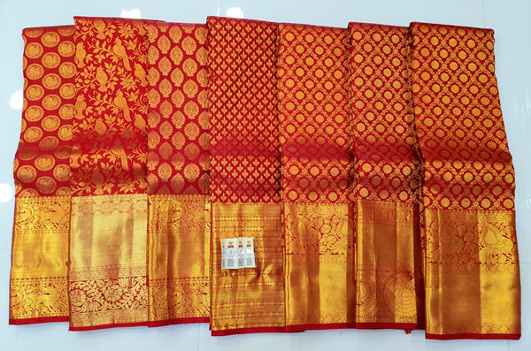 Bridal Red Kanchipuram Silk Sarees Collection