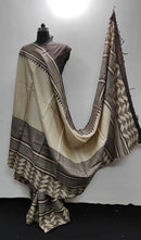 Pure Desi Tussar Block Printed Sarees Collection