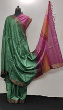 Pure Desi Tussar Block Printed Sarees Collection