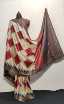 Pure Desi Tussar Block Printed Sarees Collection