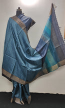 Pure Desi Tussar Block Printed Sarees Collection