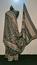 Pure Desi Tussar Block Printed Sarees Collection