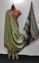Pure Desi Tussar Block Printed Sarees Collection
