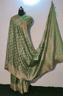 Pure Desi Tussar Block Printed Sarees Collection
