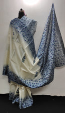 Pure Desi Tussar Block Printed Sarees Collection