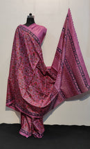 Pure Desi Tussar Block Printed Sarees Collection