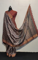 Pure Desi Tussar Block Printed Sarees Collection