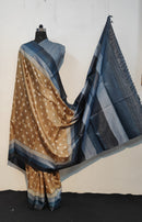 Pure Desi Tussar Block Printed Sarees Collection