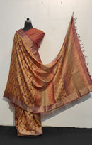 Pure Desi Tussar Block Printed Sarees Collection