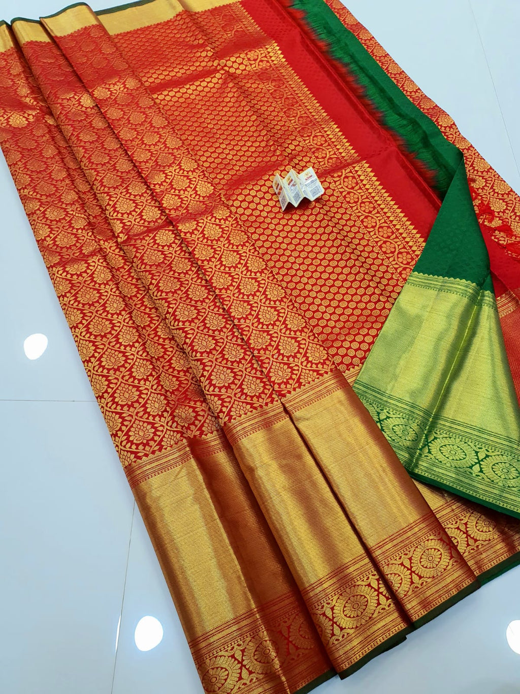 Traditional Red Bridal Kanchipuram Silk Sarees Collection