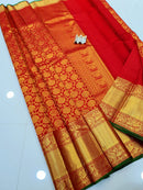 Traditional Red Bridal Kanchipuram Silk Sarees Collection
