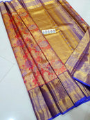 Exclusive Floral Design Bridal Kanchipuram Silk Sarees