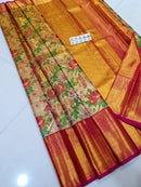 Exclusive Floral Design Bridal Kanchipuram Silk Sarees
