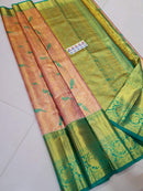 Bridal Kanchipuram Silk Sarees with Unique 3D Birds Design