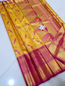 Bridal Kanchipuram Silk Sarees with Unique 3D Birds Design
