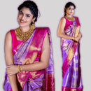 Tissue Korvai Kanchipuram Bridal Silk Saree