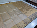 Half White Embossed Bridal Kanchipuram Silk Saree with Contrast Blouse