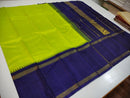 Yellowish Green Korvai Kanchipuram Silk Saree