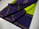 Yellowish Green Korvai Kanchipuram Silk Saree