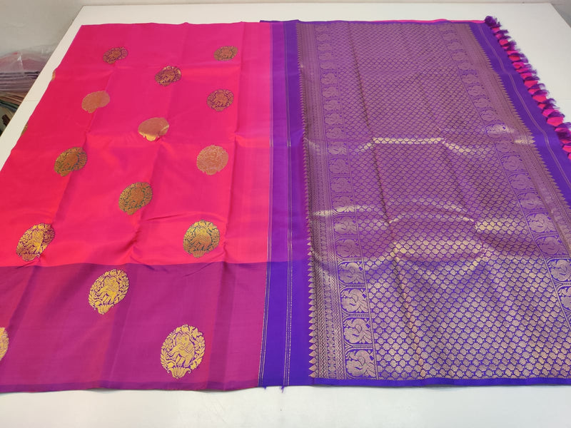 Pure Handloom Bridal Kanchipuram Silk Sarees