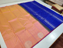 Oastel Kanchipuram Silk Saree with Silver Zari