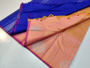 Oastel Kanchipuram Silk Saree with Silver Zari