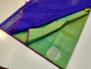 Oastel Kanchipuram Silk Saree with Silver Zari