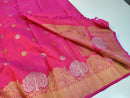 Pink Turning Border Kanchipuram Silk Saree