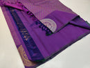 Purple Bridal Kanchipuram Silk Saree