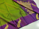 Green Bridal Kanchipuram Silk Saree