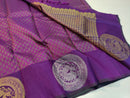 Purple Bridal Kanchipuram Silk Saree